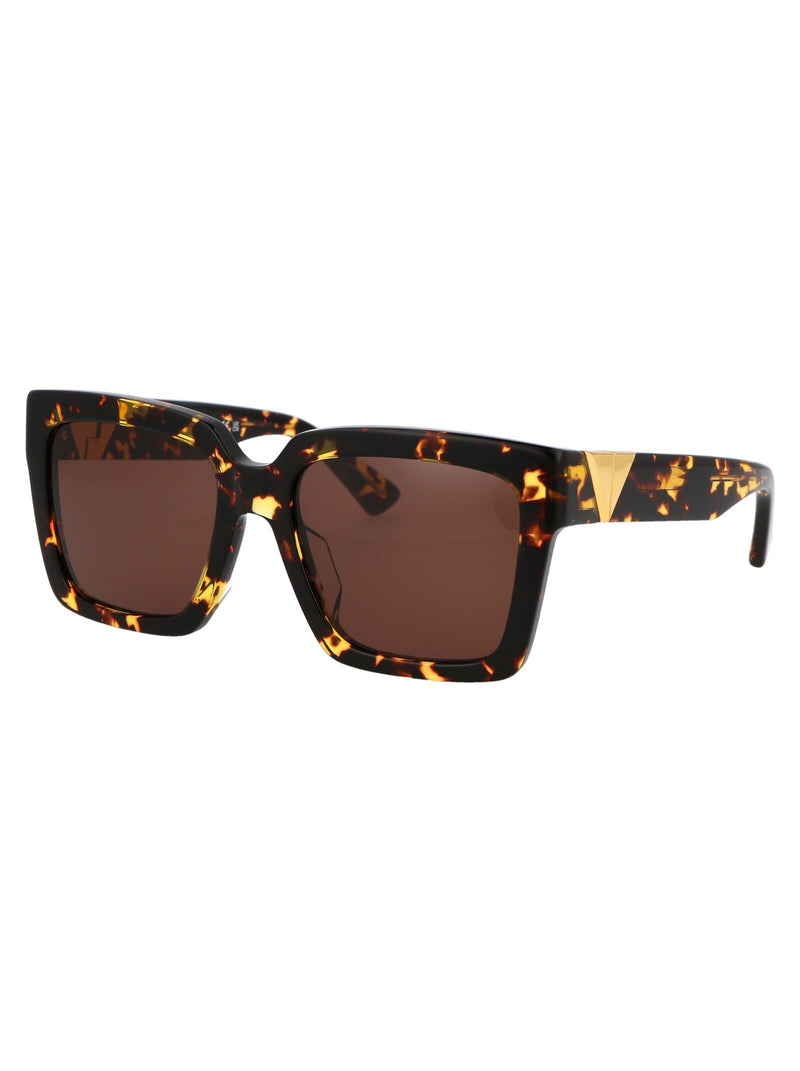 Bottega Veneta Bv1198sa Tortoiseshell Acetate Sunglasses — Brown