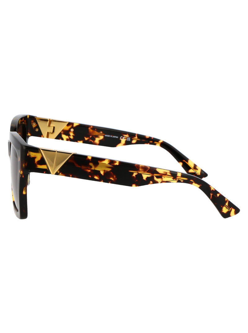 Bottega Veneta Bv1198sa Tortoiseshell Acetate Sunglasses — Brown