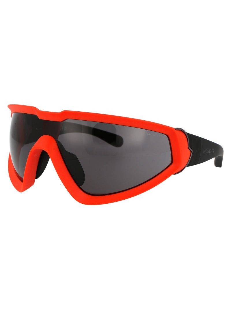 Moncler Ml0249 Acetate Shield Sunglasses — Orange