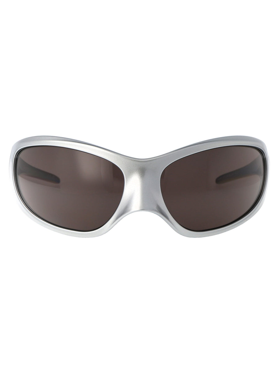 Balenciaga Bb0252s Sunglasses — Silver Acetate