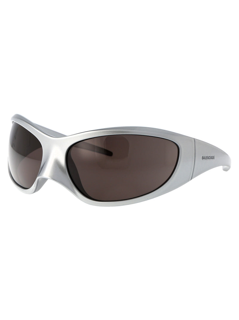 Balenciaga Bb0252s Sunglasses — Silver Acetate
