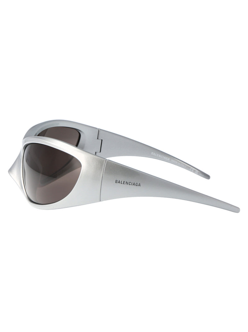 Balenciaga Bb0252s Sunglasses — Silver Acetate