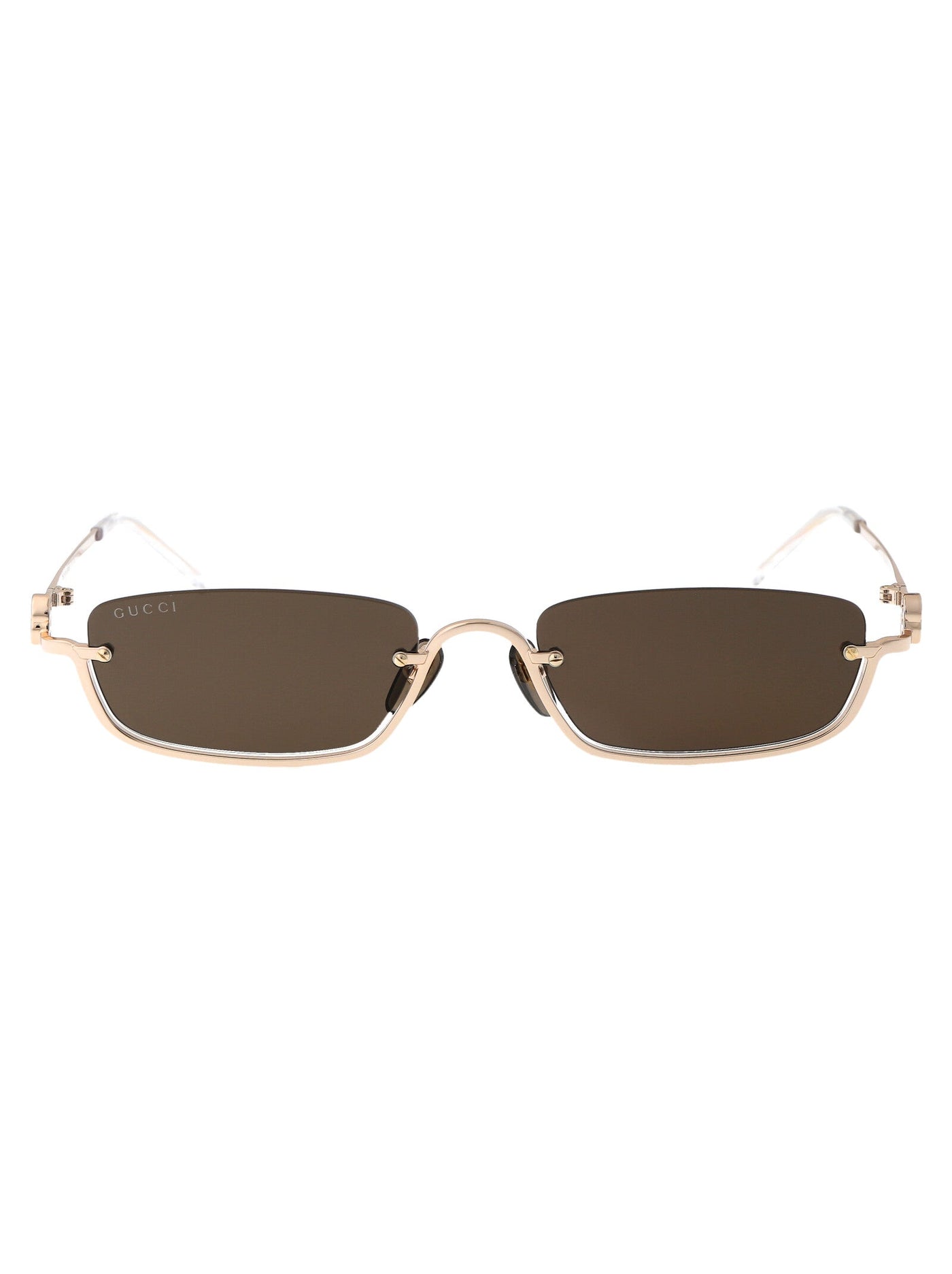Gucci Gg1278s Sunglasses — Gold Metal