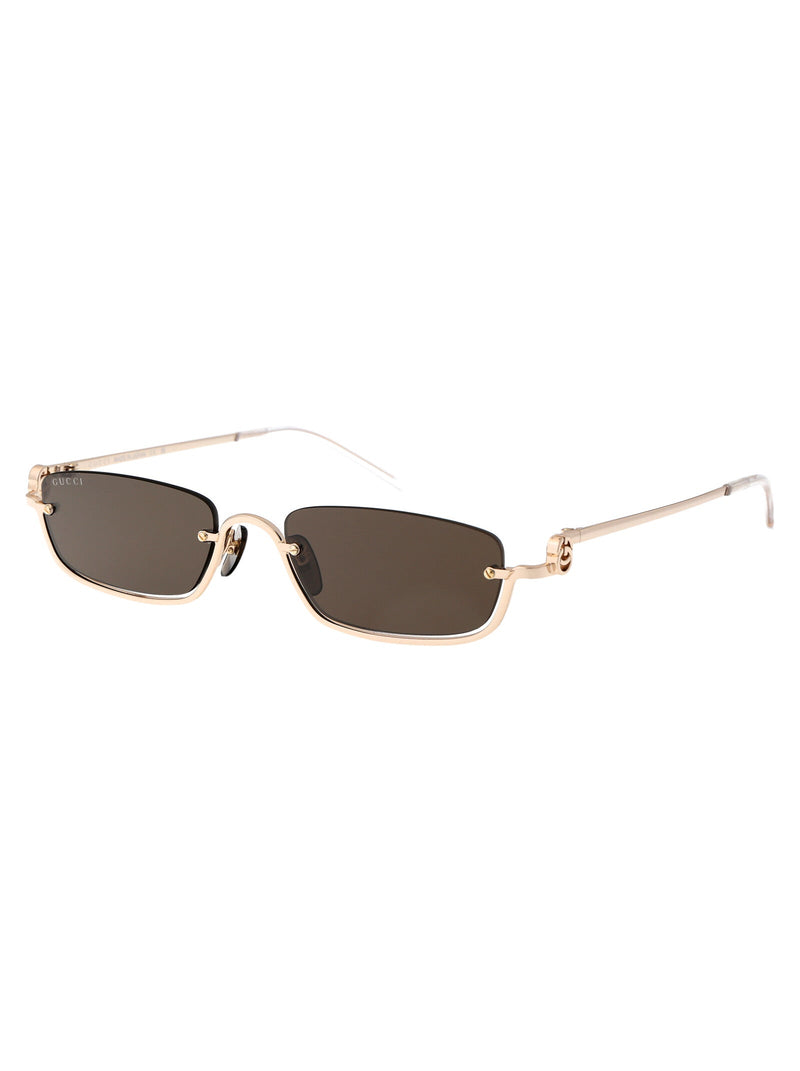 Gucci Gg1278s Sunglasses — Gold Metal