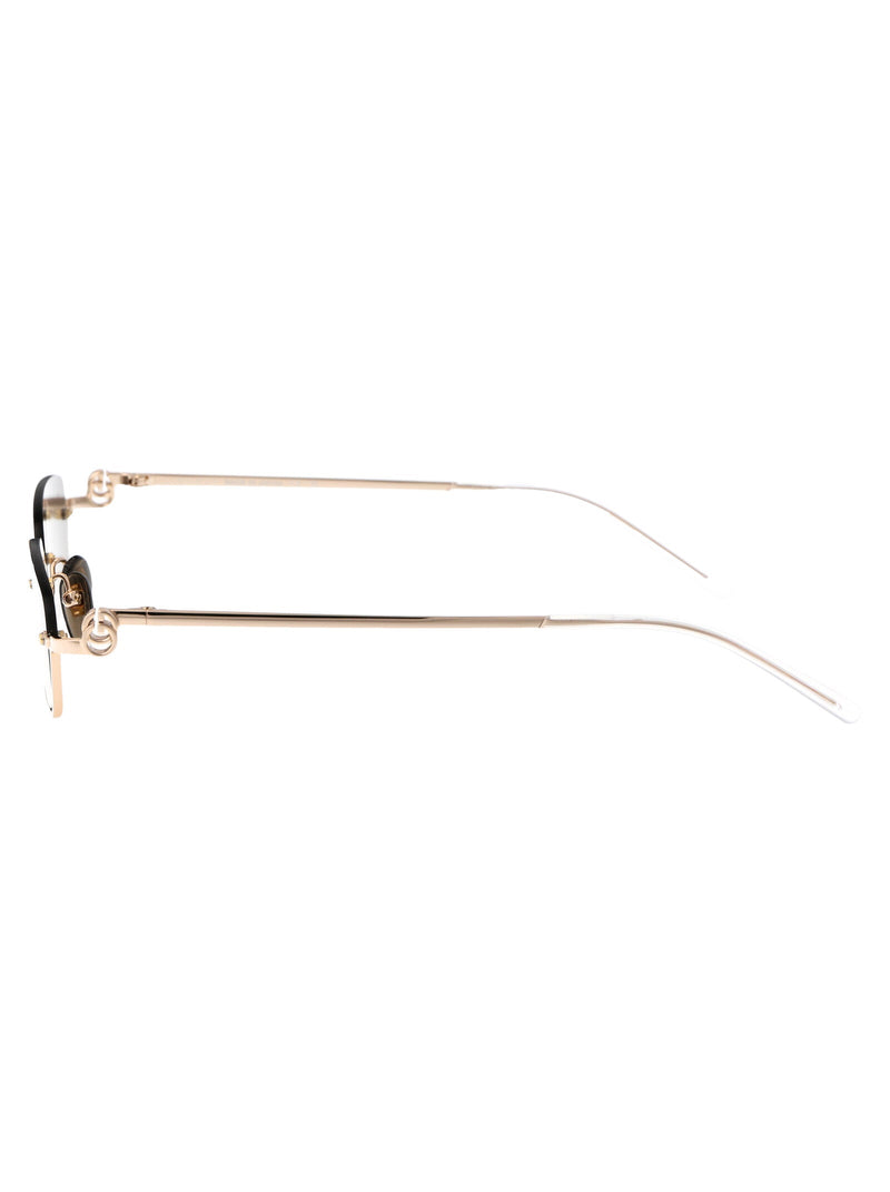 Gucci Gg1278s Sunglasses — Gold Metal
