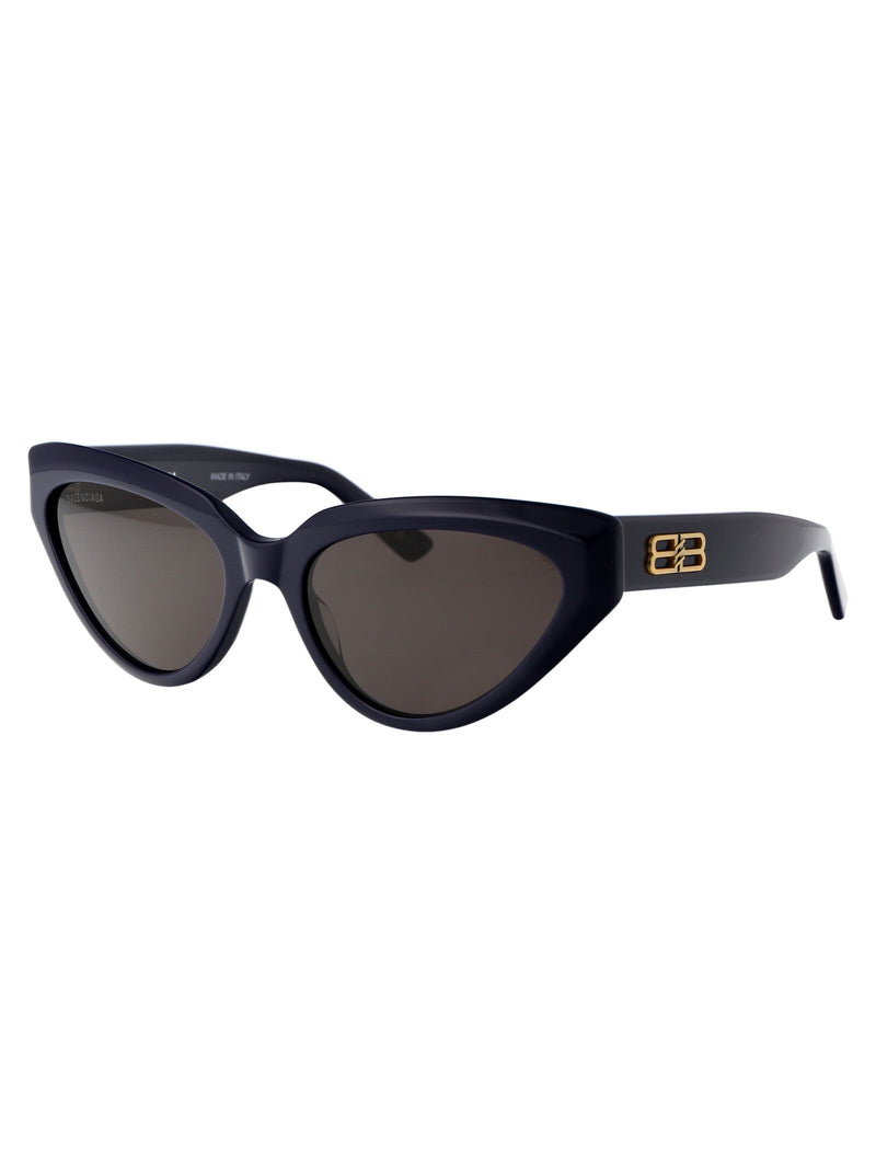 Balenciaga Bb0270s Cat-Eye Sunglasses — Navy Acetate