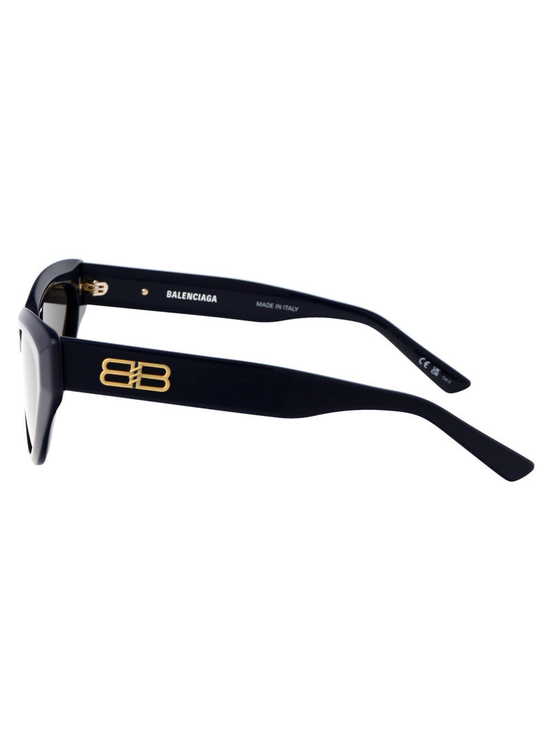 Balenciaga Bb0270s Cat-Eye Sunglasses — Navy Acetate