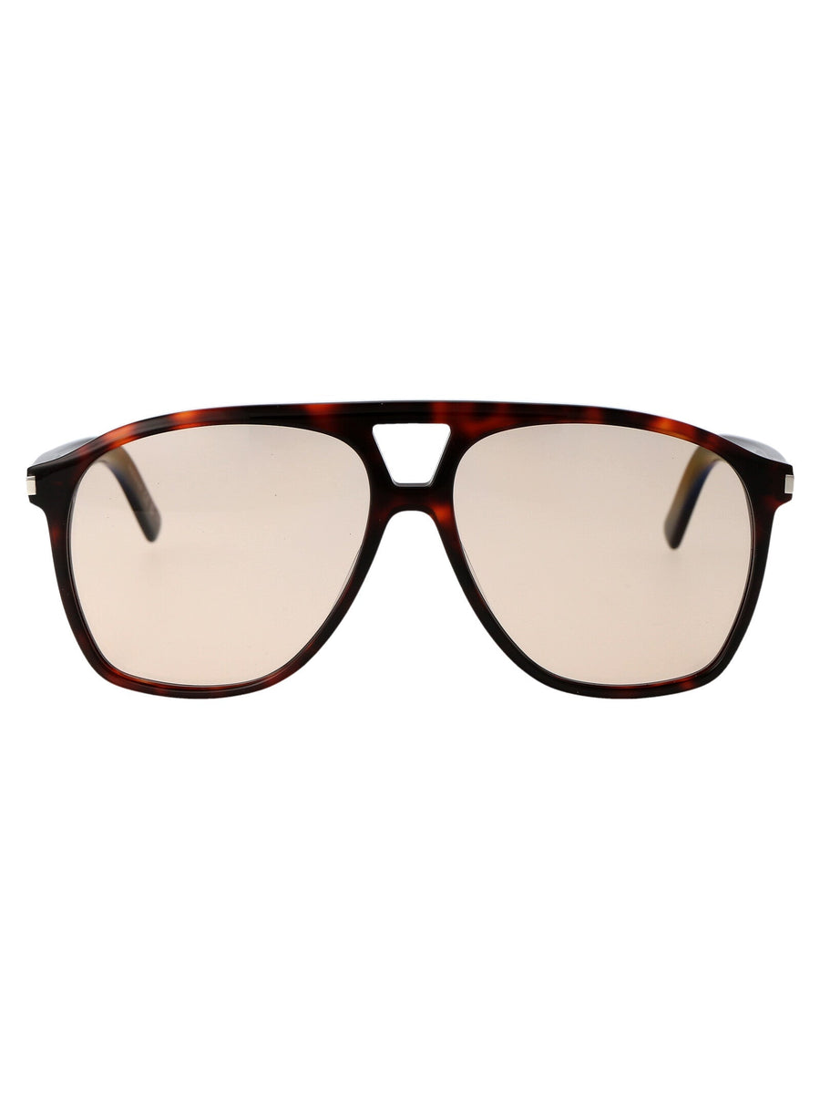 Saint Laurent Sl596 Sunglasses — Brown Acetate