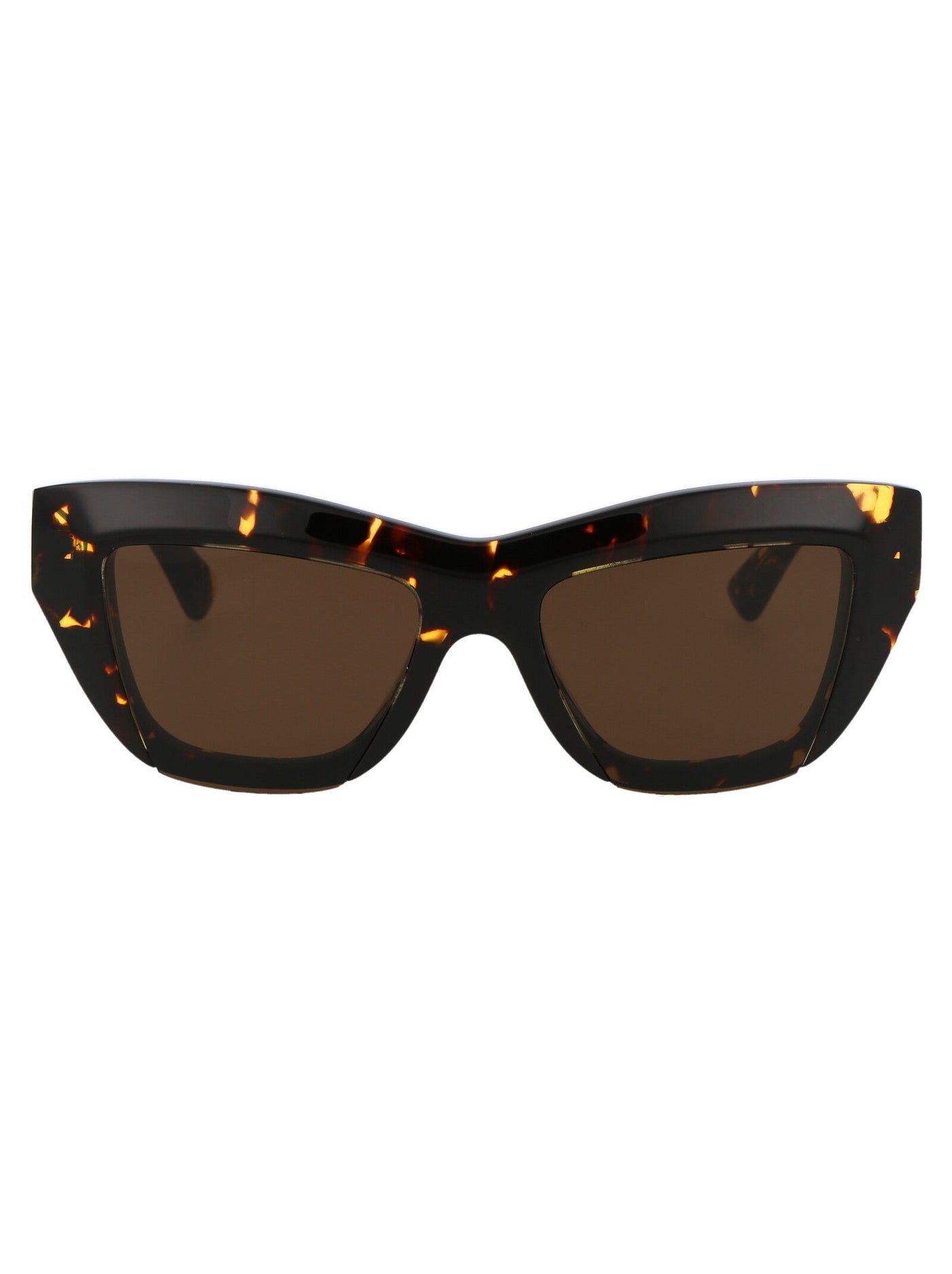 Bottega Veneta Bv1218s Tortoiseshell Acetate Sunglasses — Black