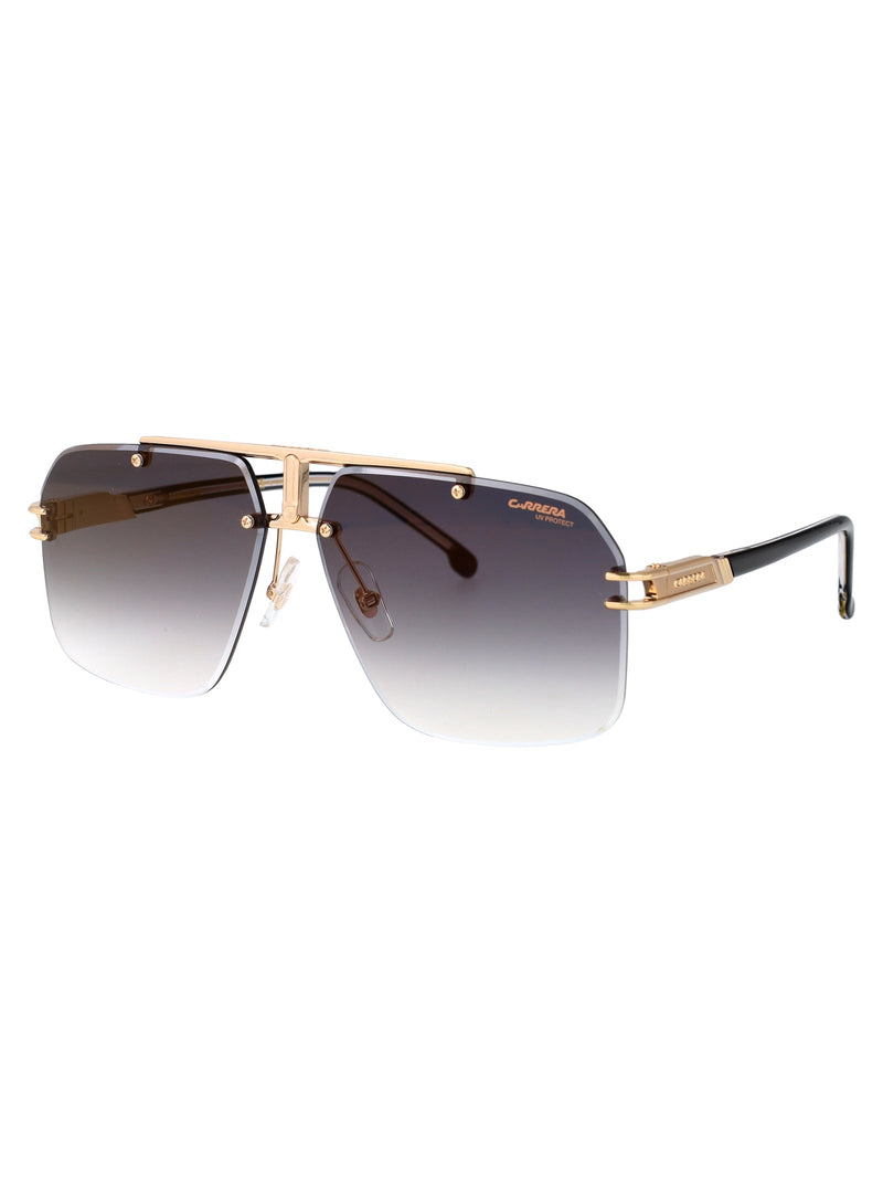 Carrera Gradient Lens Sunglasses — Gold Metal