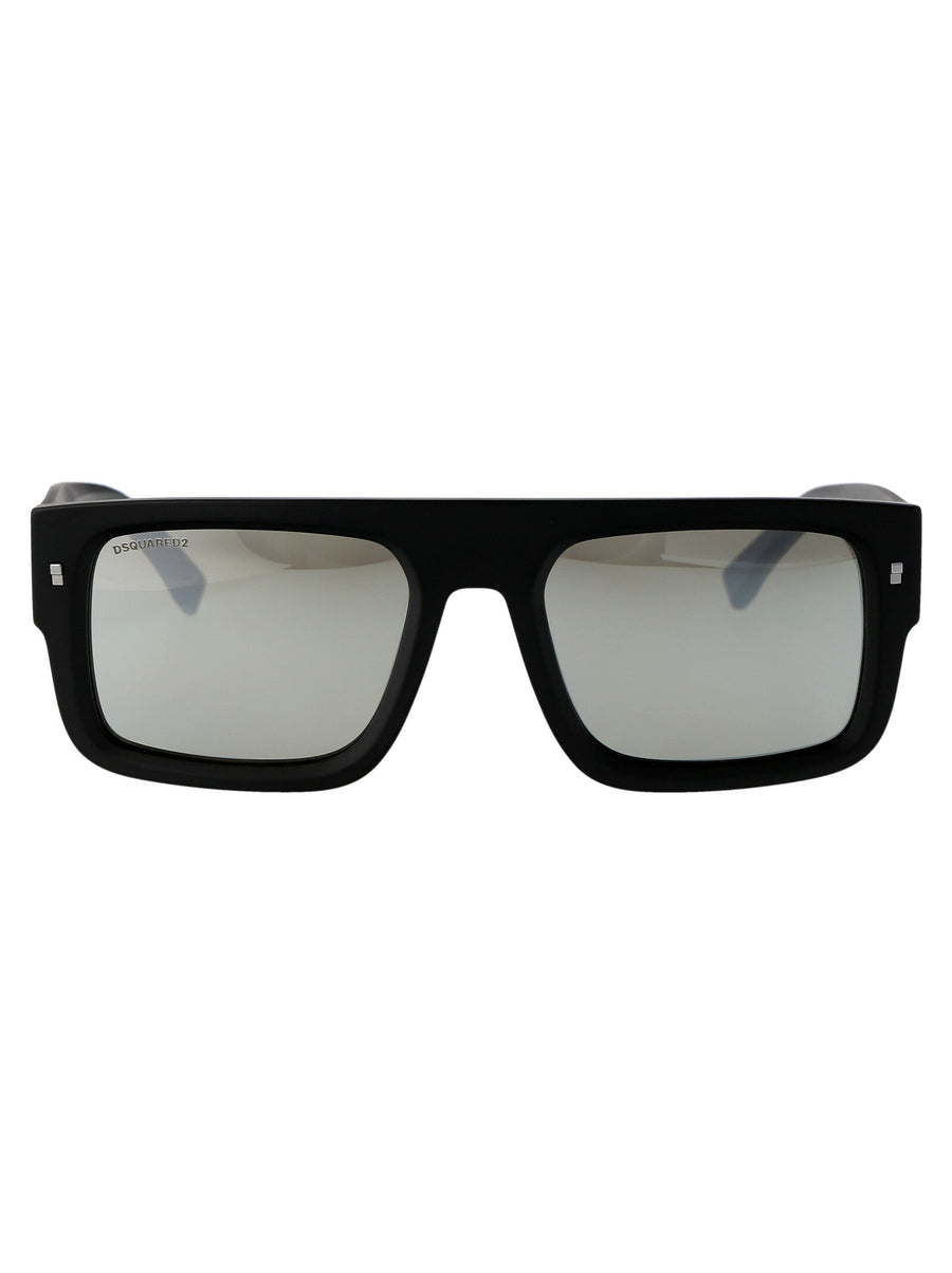 Dsquared2 Matte Black Acetate Sunglasses —