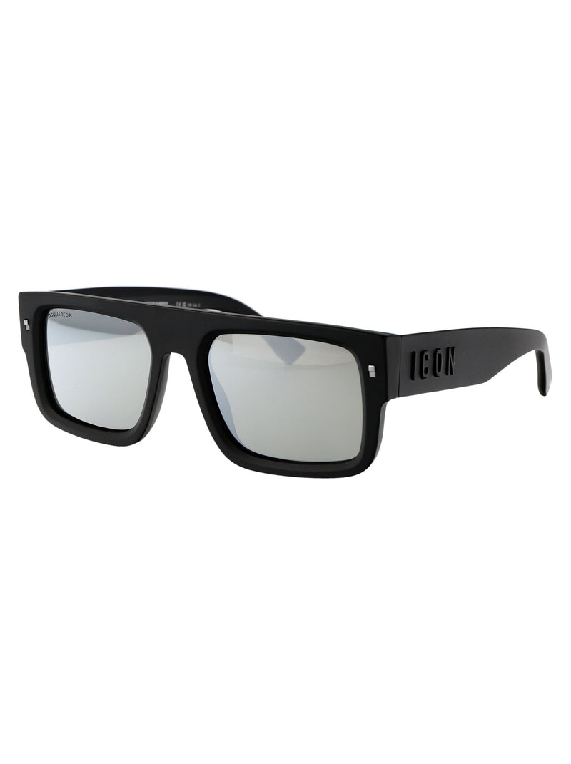 Dsquared2 Matte Black Acetate Sunglasses —