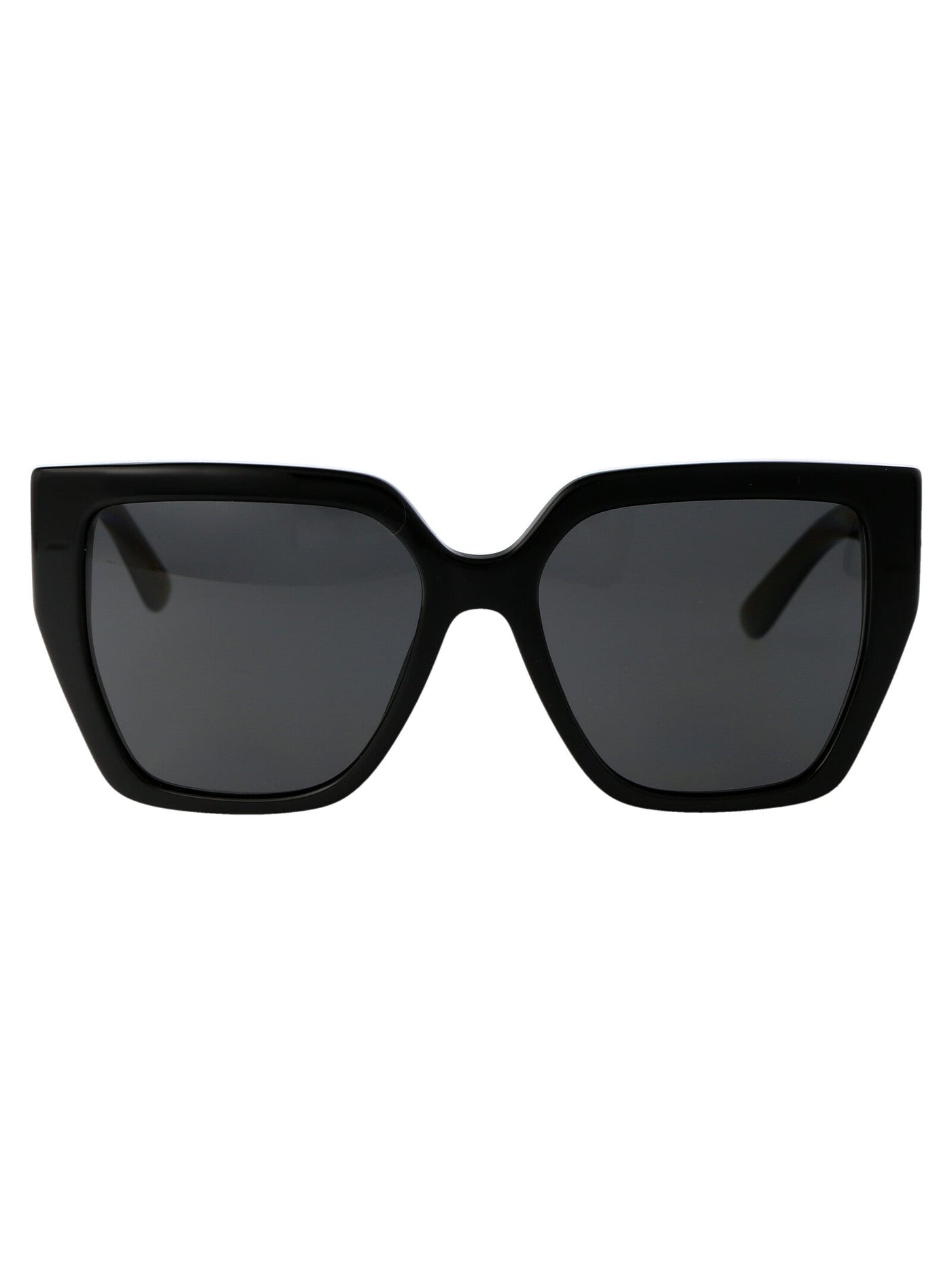 Dolce & Gabbana 0dg4438 Oversized Acetate Sunglasses — Black