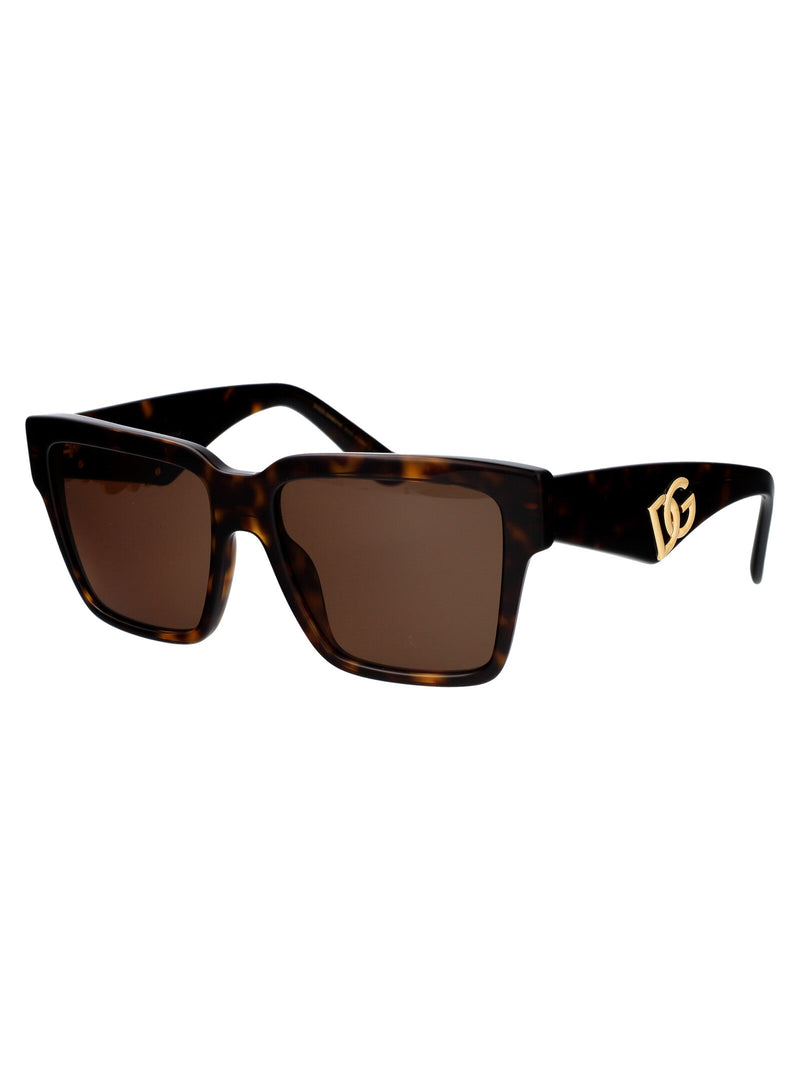 Dolce & Gabbana 0dg4436 Tortoiseshell Acetate Sunglasses — Brown