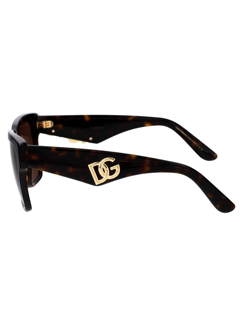 Dolce & Gabbana 0dg4436 Tortoiseshell Acetate Sunglasses — Brown