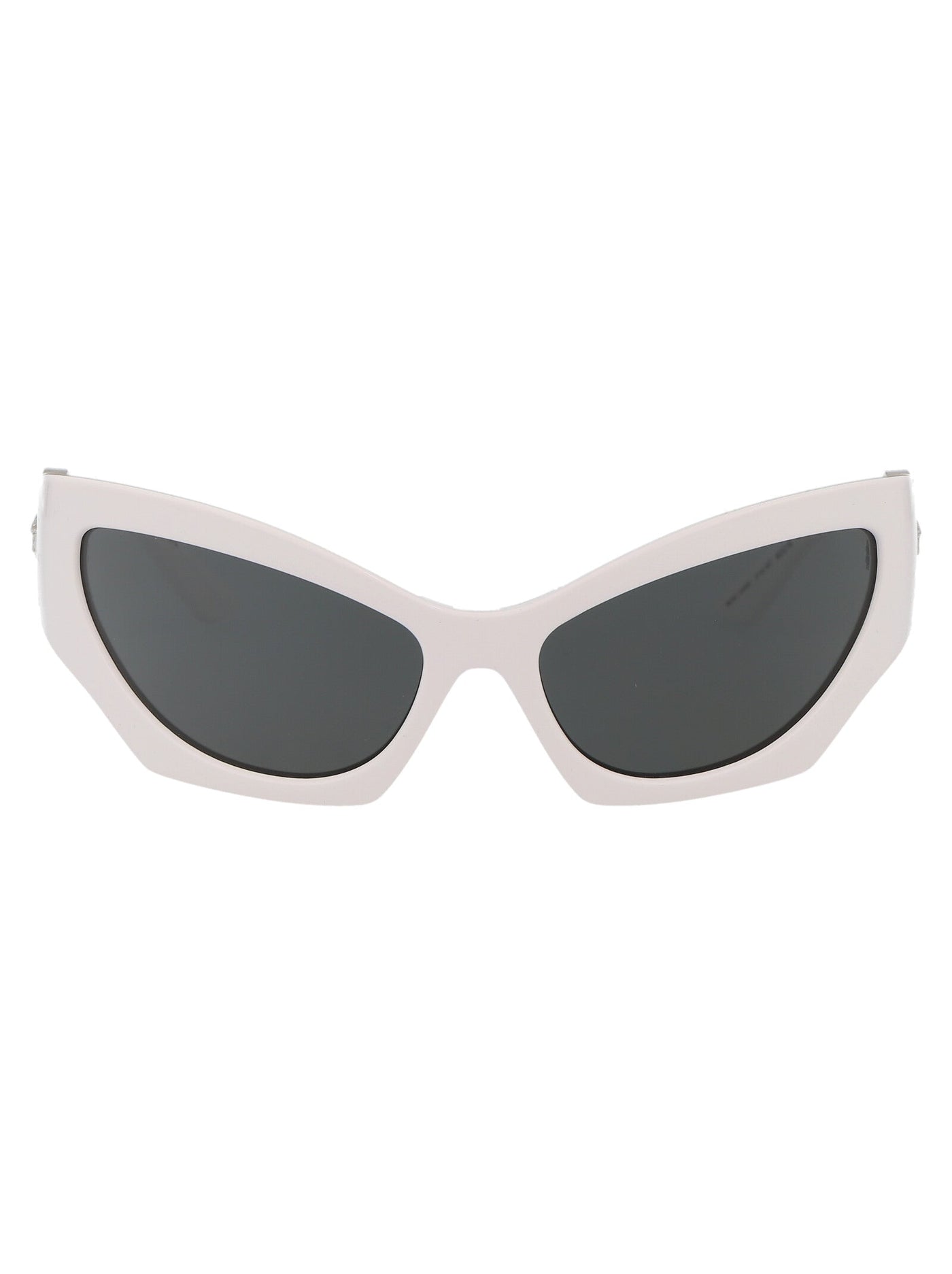 Versace 0ve4450 Cat-Eye Dark Lens Sunglasses — White Injected