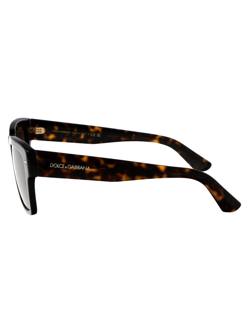 Dolce & Gabbana 0dg4431 Havana Acetate Sunglasses — Brown