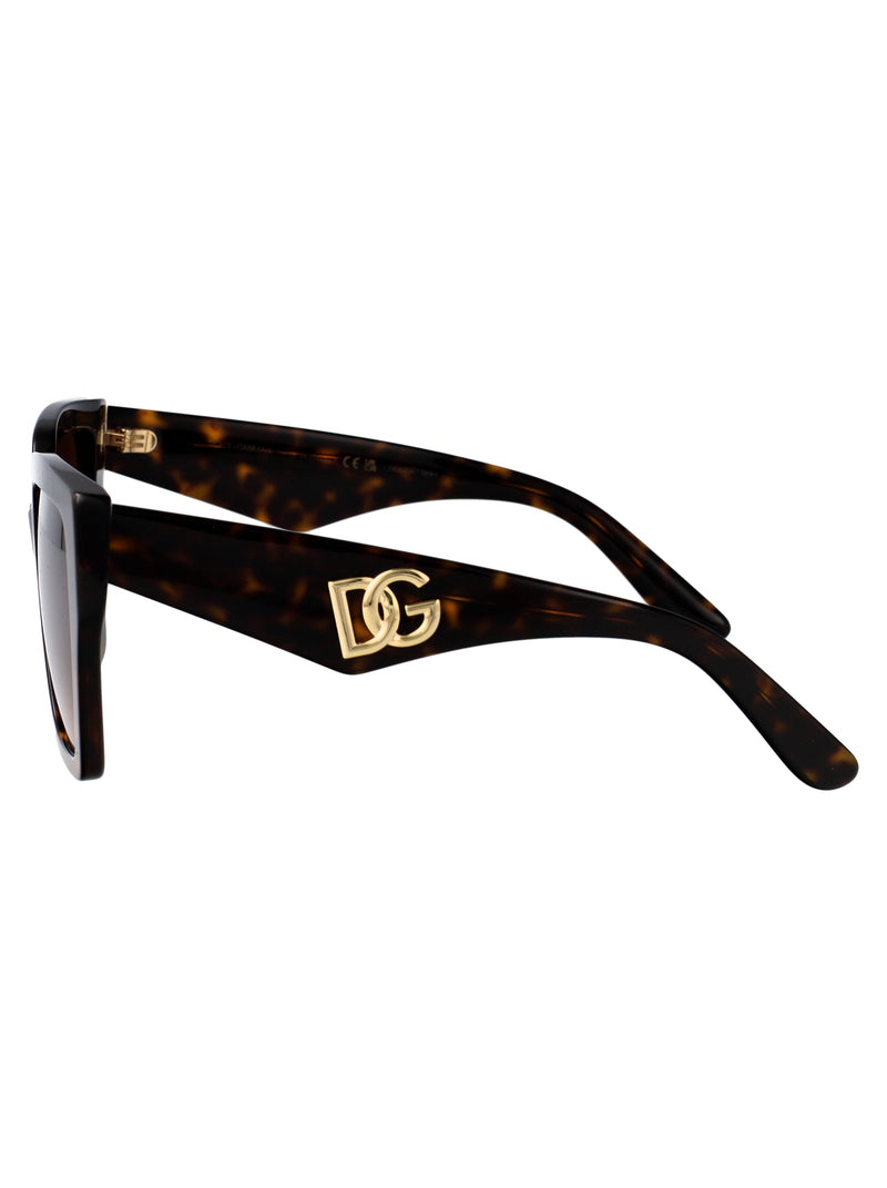 Dolce & Gabbana 0dg4438 Sunglasses — Brown Acetate