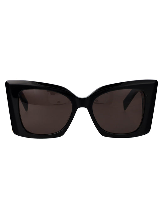 Saint Laurent Slm119 Sunglasses — Black Acetate