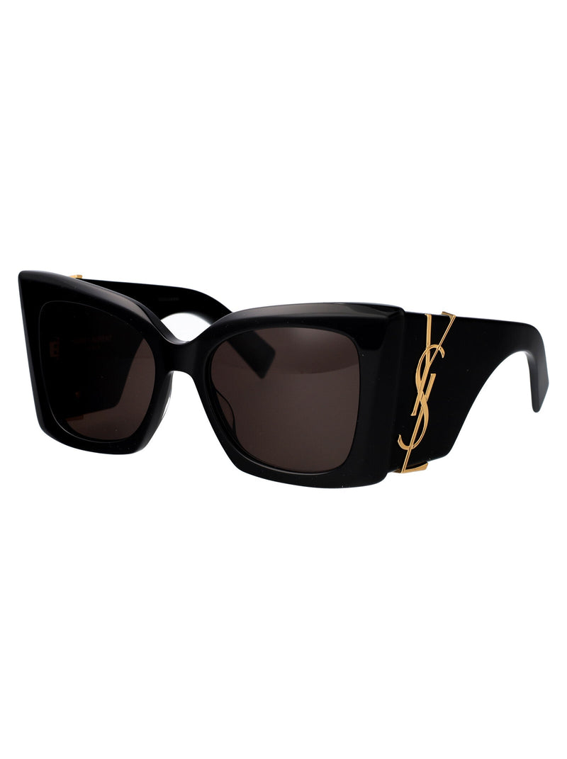 Saint Laurent Slm119 Sunglasses — Black Acetate