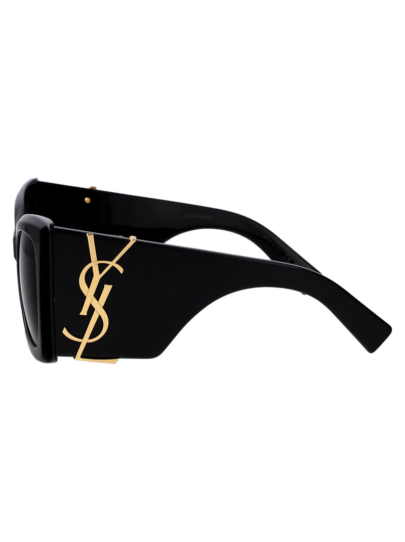 Saint Laurent Slm119 Sunglasses — Black Acetate