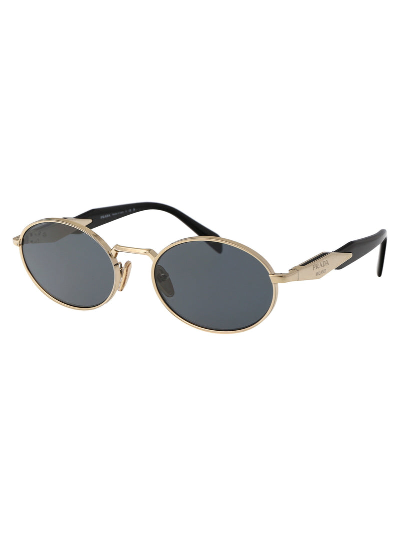 Prada 0pr Pale Gold Metal Sunglasses —