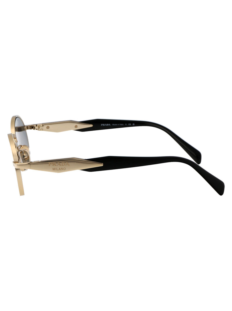 Prada 0pr Pale Gold Metal Sunglasses —