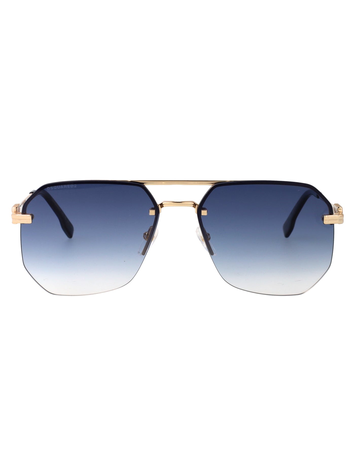 Dsquared2 Gradient Lens Sunglasses — Gold Metal