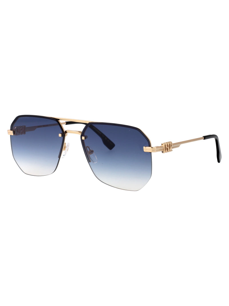 Dsquared2 Gradient Lens Sunglasses — Gold Metal