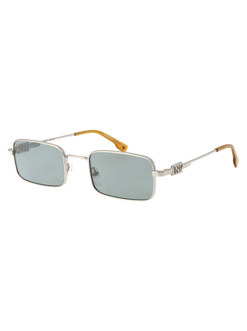 Dsquared2 Palladium Metal Sunglasses — Green