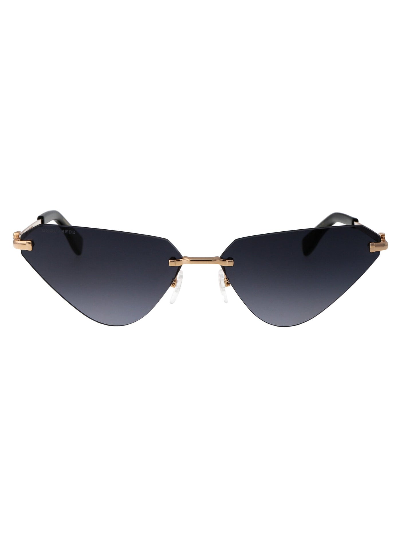 Dsquared2 Gold Metal Frame Sunglasses —