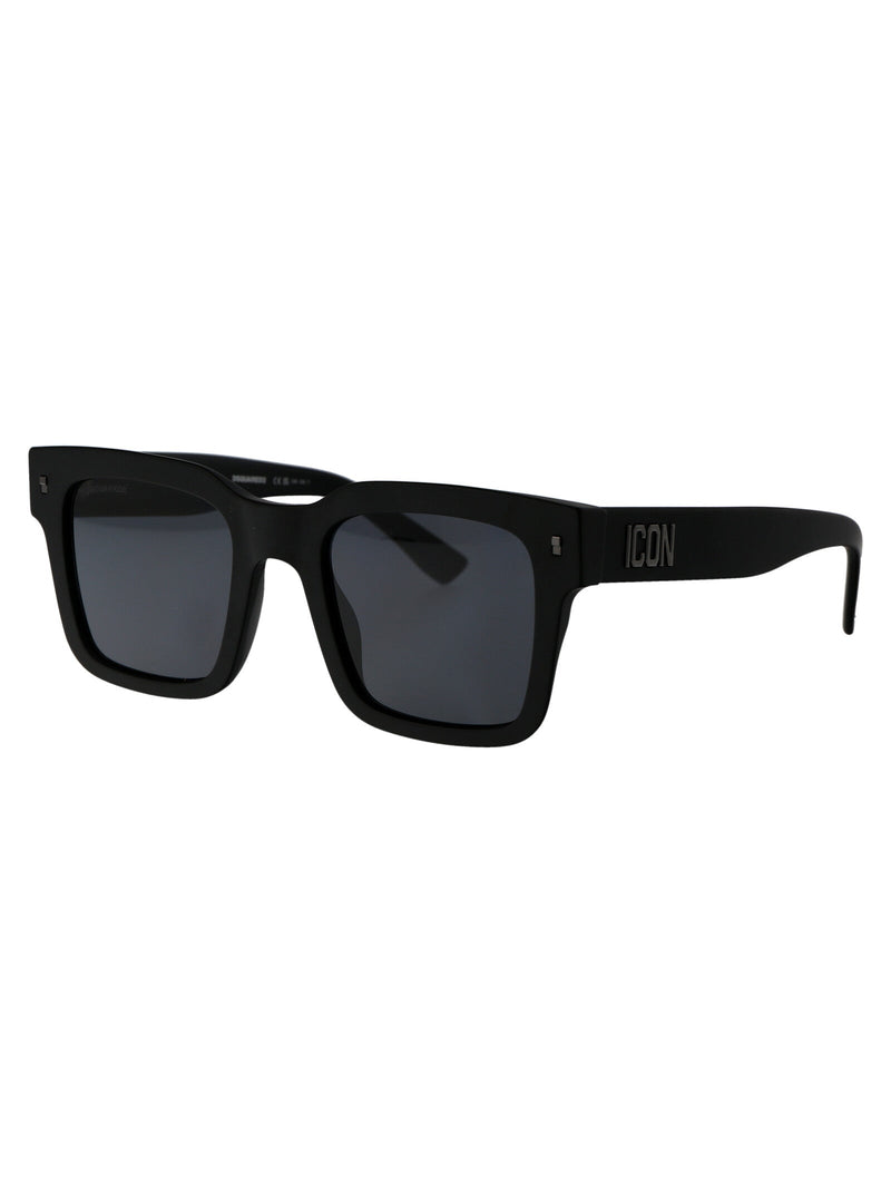 Dsquared2 Matte Black Acetate Sunglasses —