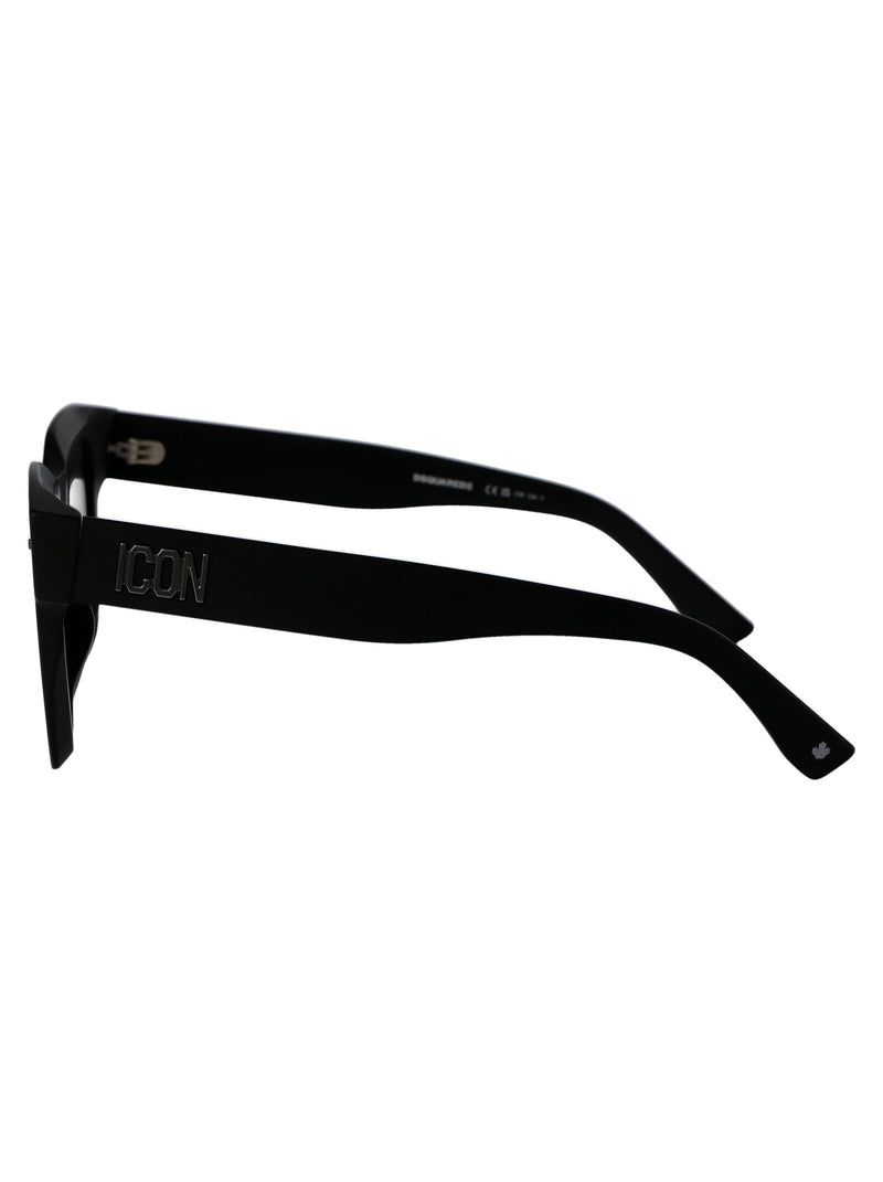 Dsquared2 Matte Black Acetate Sunglasses —