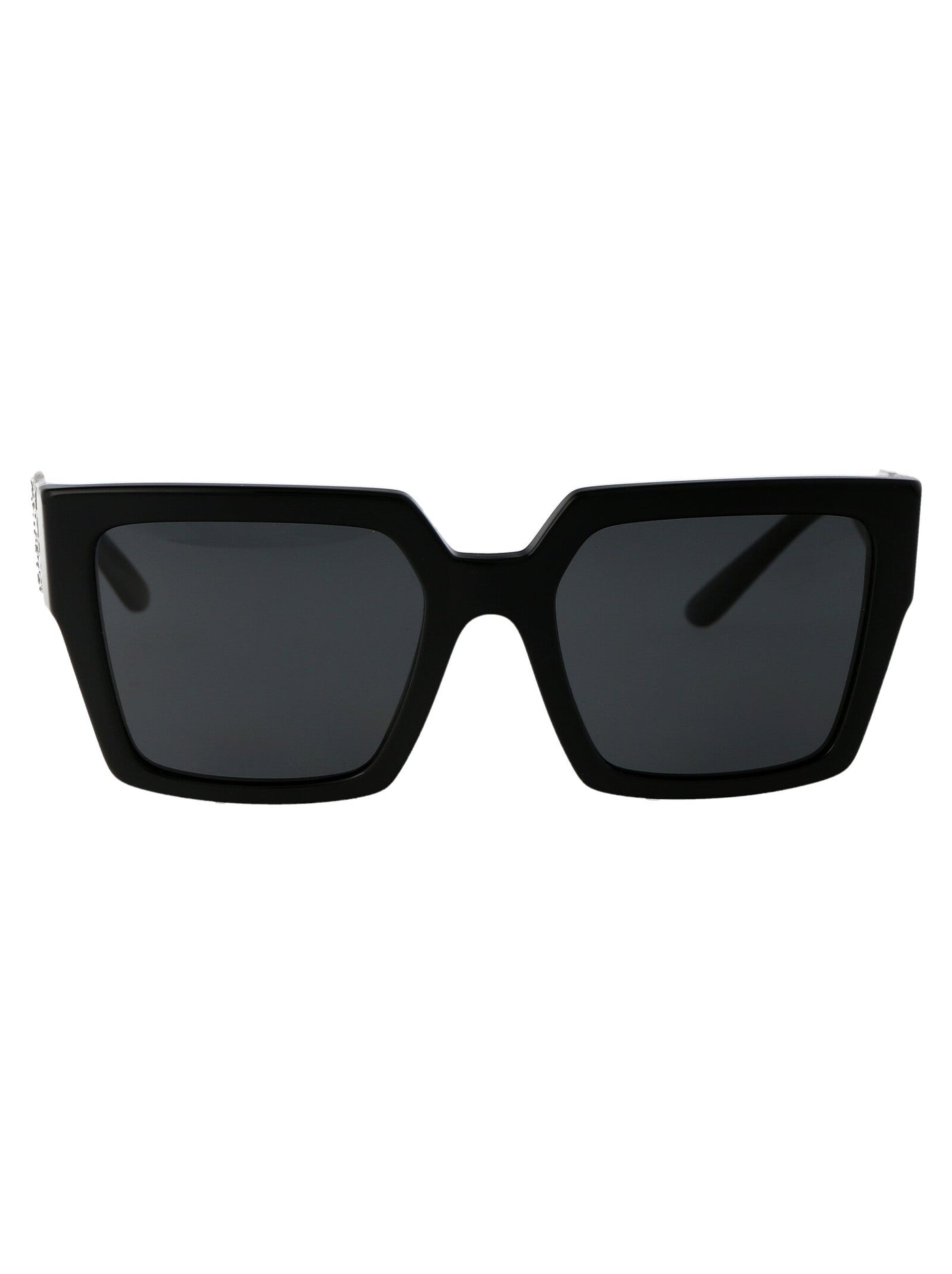 Dolce & Gabbana 0dg4446b Square Acetate Sunglasses — Black