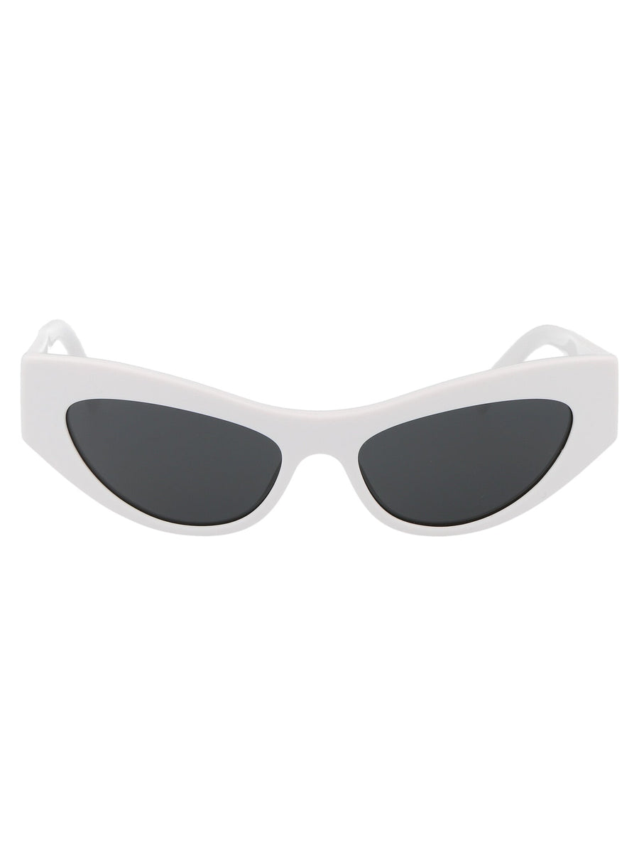 Dolce & Gabbana 0dg4450 Acetate Cat-Eye Sunglasses — White