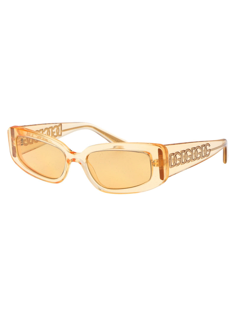 Dolce & Gabbana 0dg4445 Orange Transparent Acetate Sunglasses —