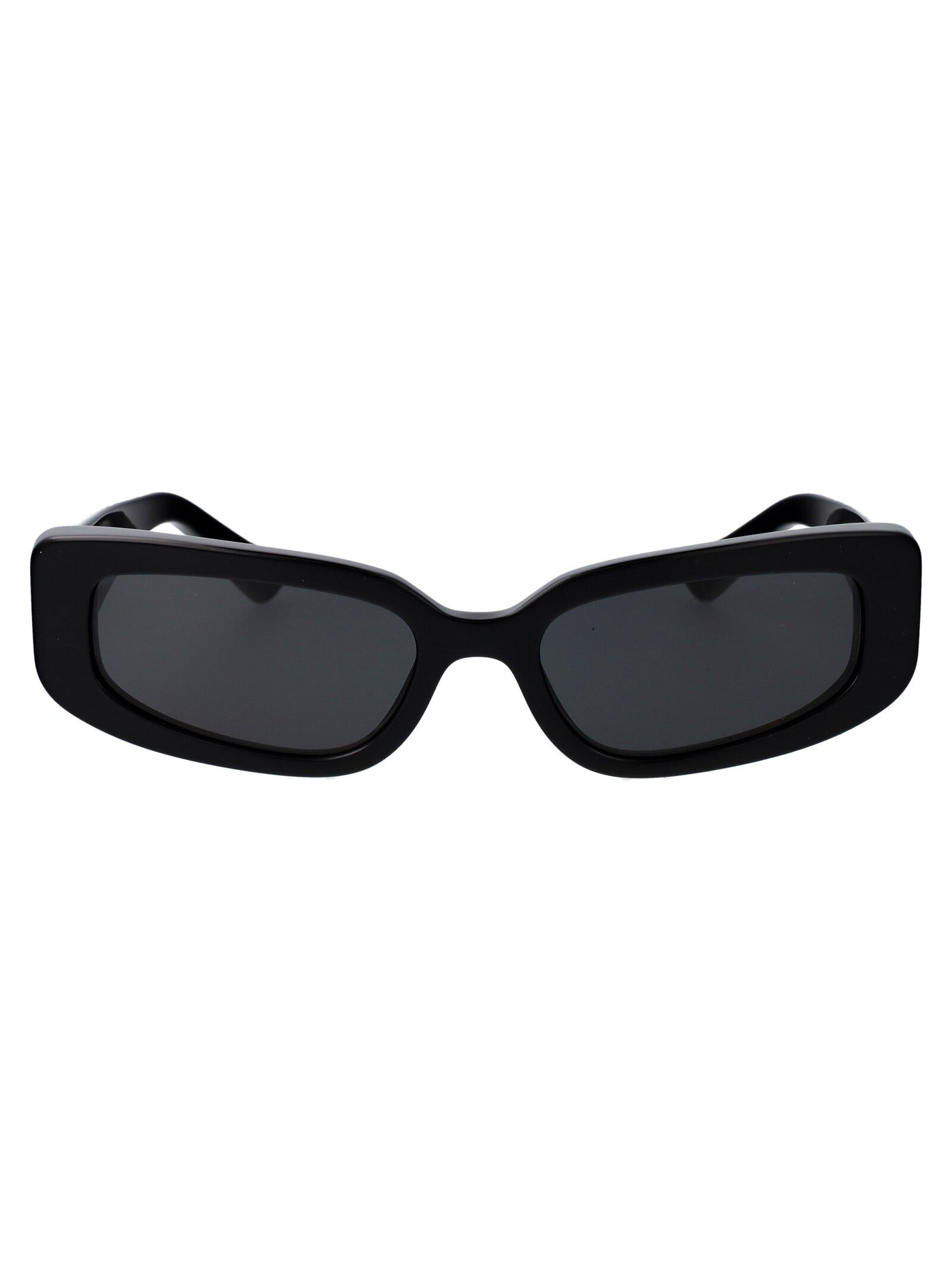 Dolce & Gabbana 0dg4445 Glossy Acetate Sunglasses — Black