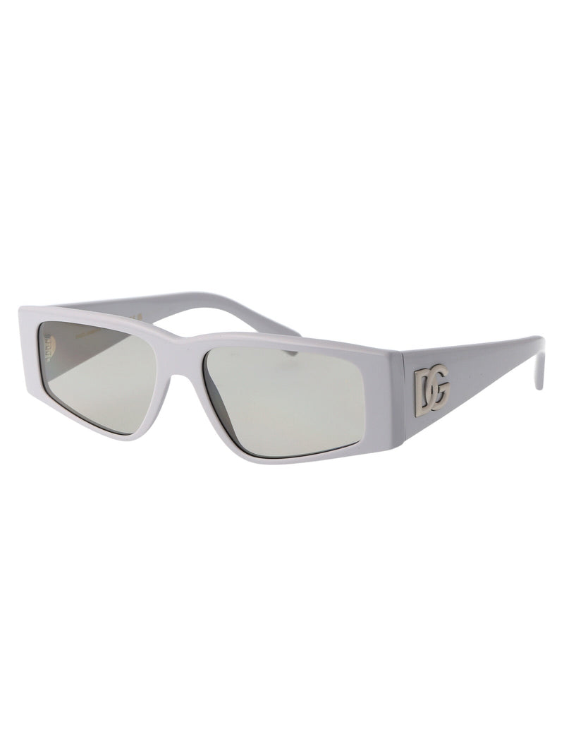 Dolce & Gabbana 0dg4453 Light Grey Acetate Sunglasses — Gray