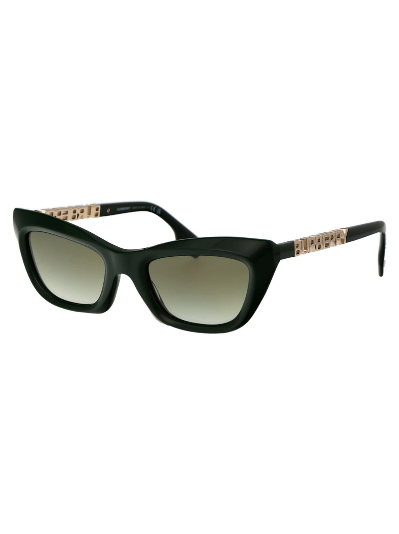Burberry 0be4409 Green Acetate Sunglasses — Black
