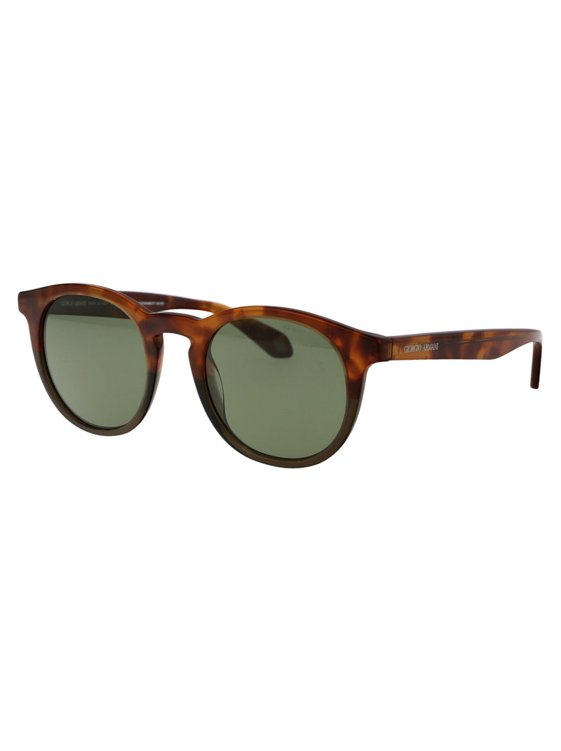 Giorgio Armani 0ar8192 Havana Tortoiseshell Acetate Sunglasses — Brown