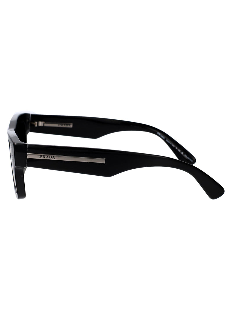 Prada 0pr Dark Tinted Acetate Sunglasses — Black