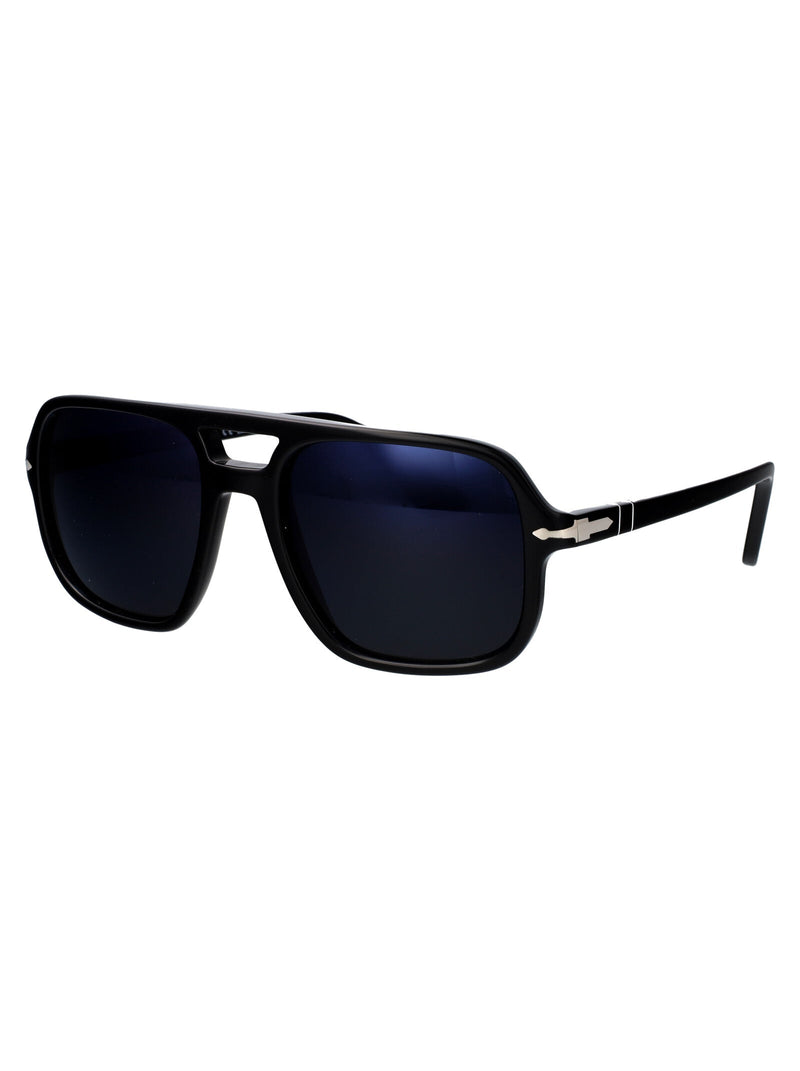 Persol 0po3328s Dark Tinted Acetate Sunglasses — Black