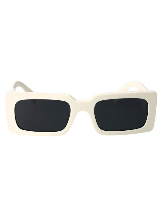 Prada 0pr Talcum White Acetate Rectangle Sunglasses —