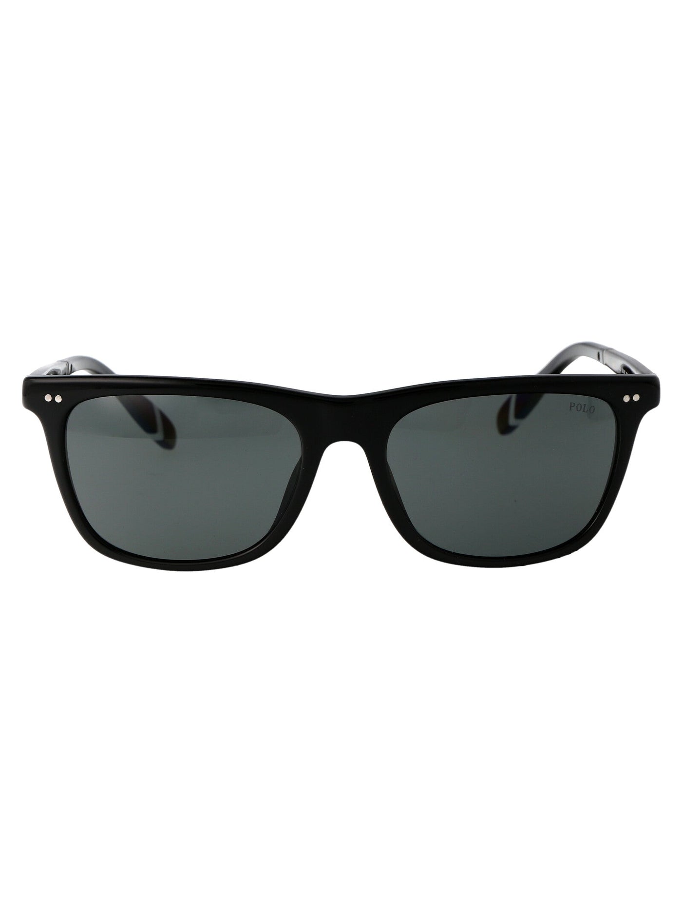 Polo Ralph Lauren 0ph4205u Rectangular Acetate Sunglasses — Black