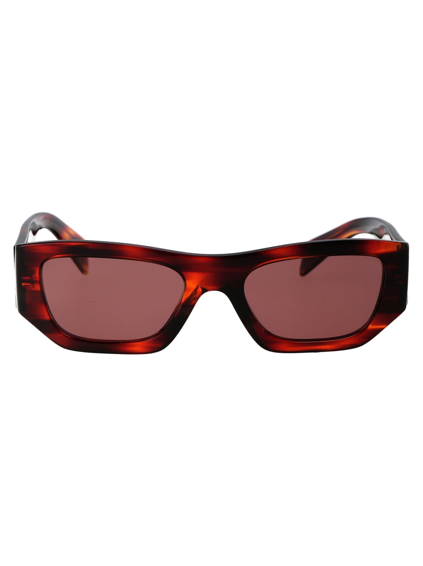 Prada 0pr Havana Red Acetate Sunglasses —