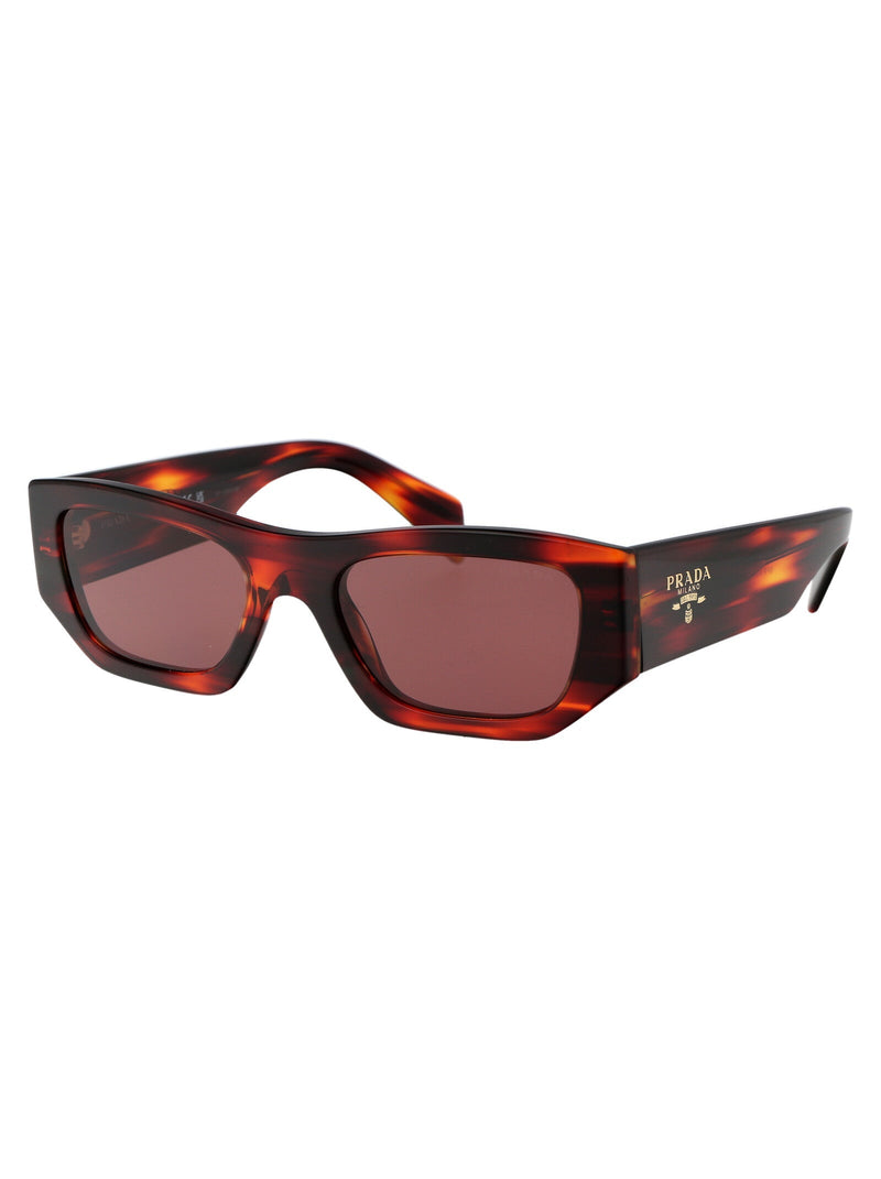 Prada 0pr Havana Red Acetate Sunglasses —