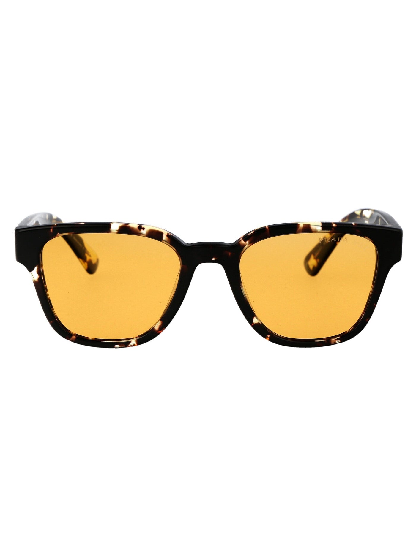Prada 0pr Acetate Wayfarer Sunglasses — Yellow