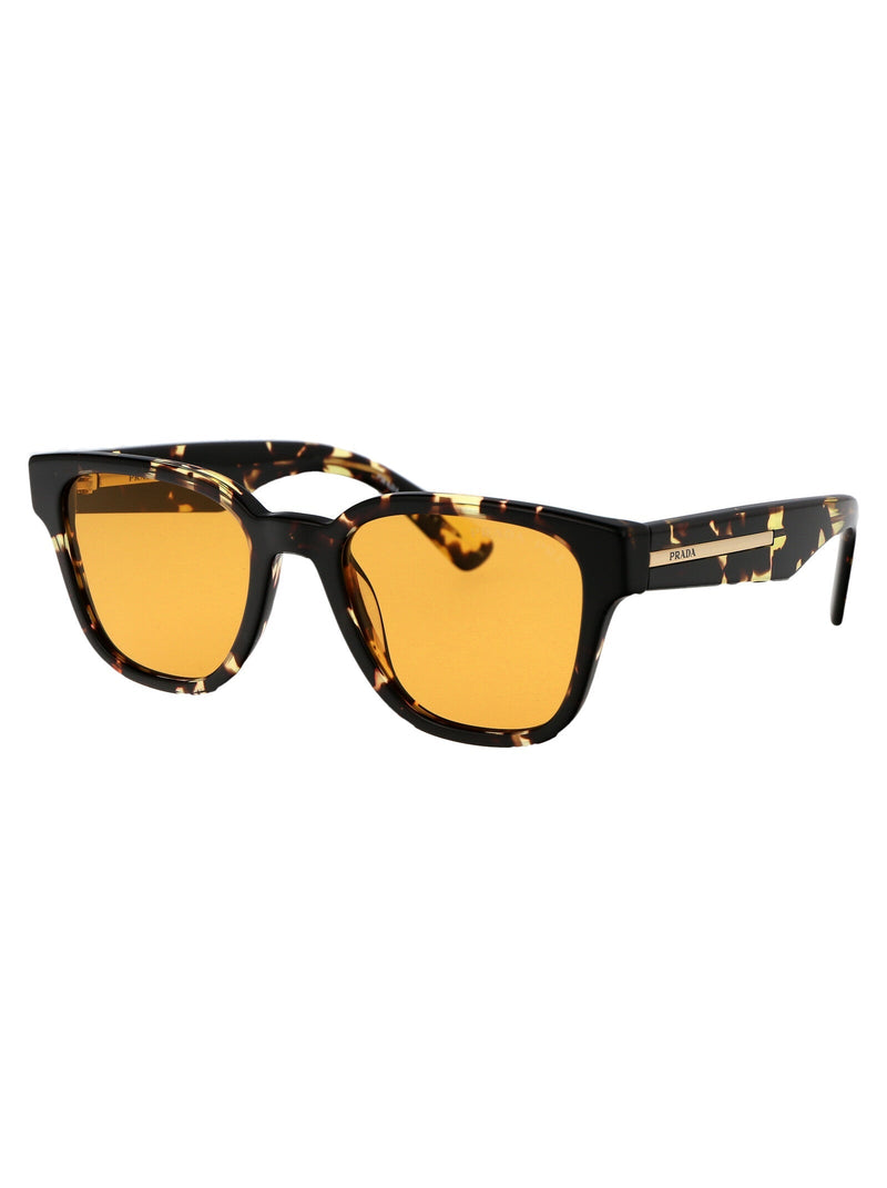 Prada 0pr Acetate Wayfarer Sunglasses — Yellow