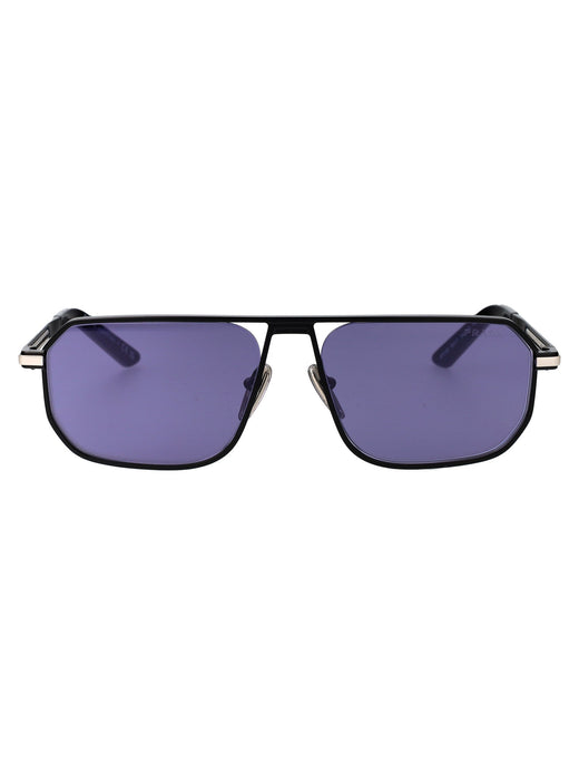 Prada 0pr Metal Frame Sunglasses — Black