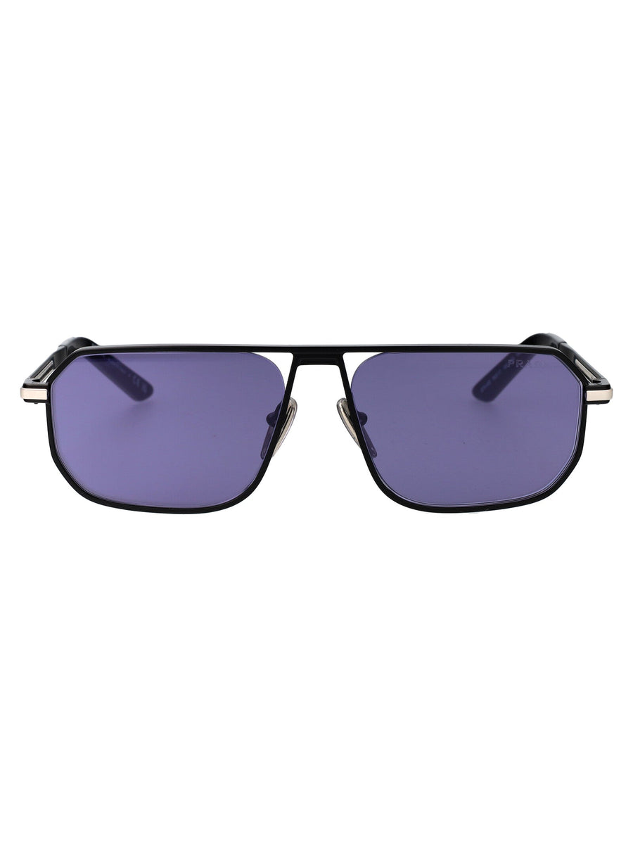 Prada 0pr Metal Frame Sunglasses — Black